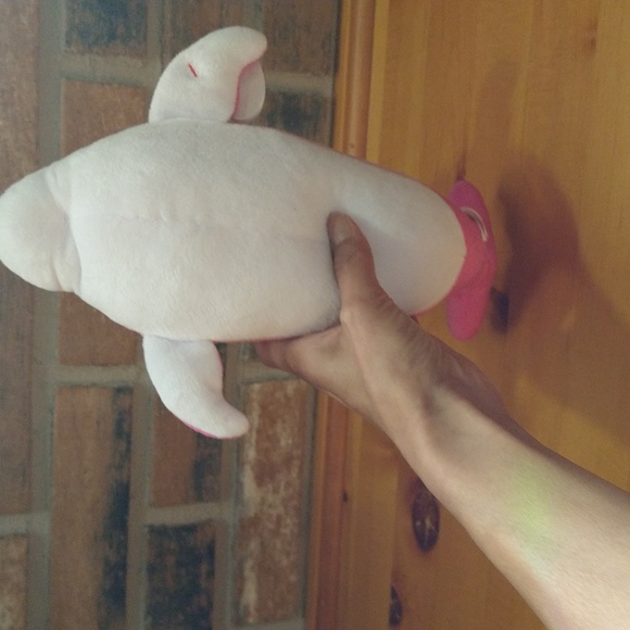 Ty Beanie Boos SURF the Pink Dolphin 2014 RARE & RETIRED Plush Stuffed Pink - Picture 7 of 17